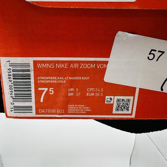 Size 7.5 - Nike Women's Air Zoom Vomero 16 Running Shoes ‘Atmosphere Regal Pink’ - Picture 8 of 8